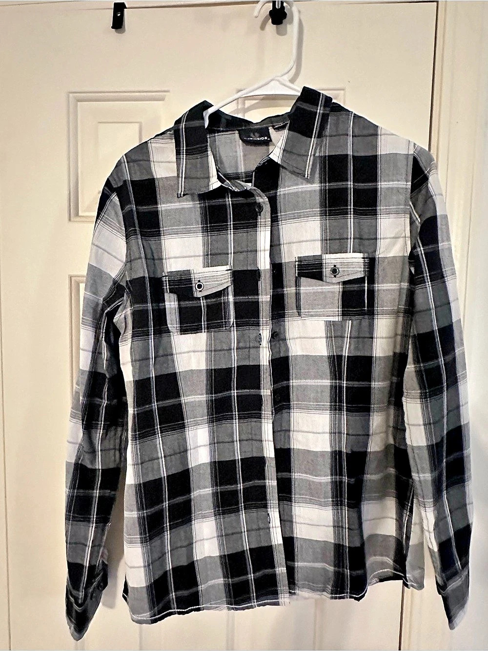 Burnside Women's Long Sleeve Plaid Flannel Shirt Plaid Long Sleeve Shirt in